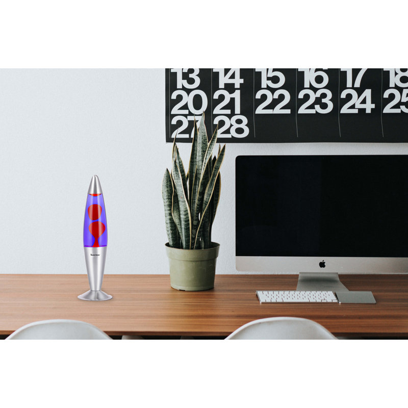 Bolbirer Lava Lamp, Orange/Violet, 42cm