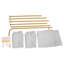Tomishige Hanging Room Divider with Privacy Curtain-1018772884