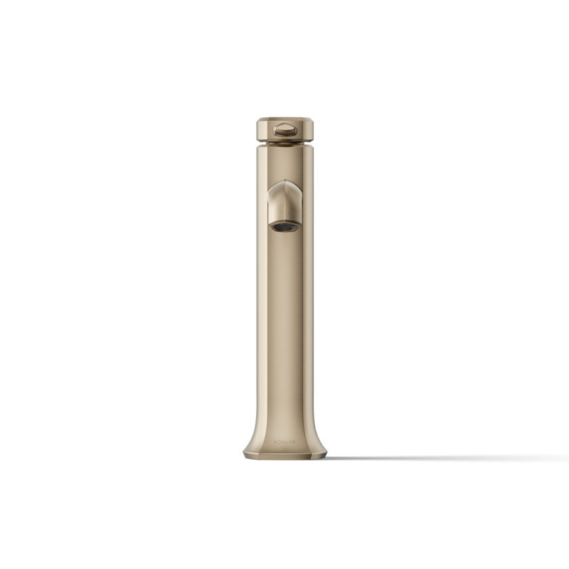 Occasion Tall Single-Handle Vessel Sink Bathroom Faucet with Drain Assembly, Vibrant Brushed Bronze, 1.2 GPM 