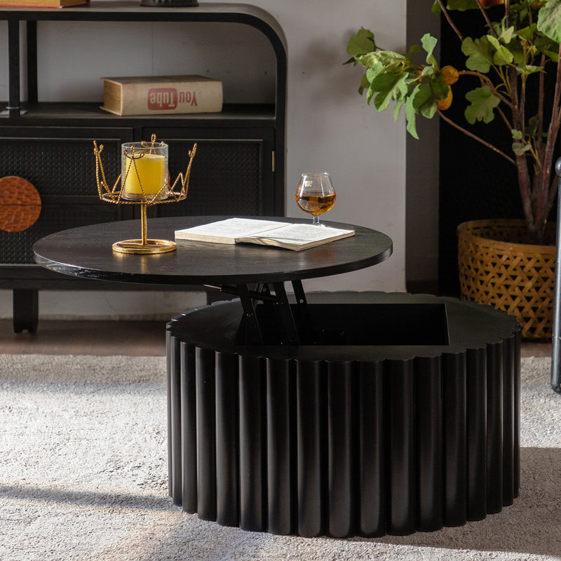 Table basse ronde et moderne