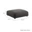 Repose-pieds modulaire en tissu Solace-101323728