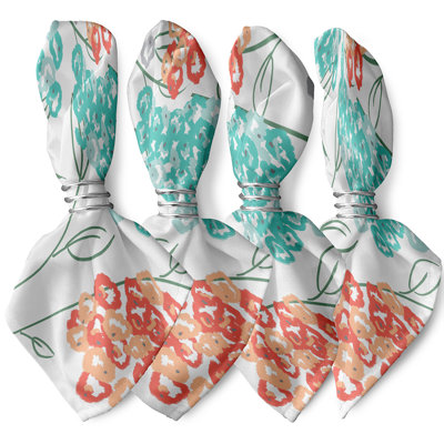 Pisani Polyester Floral Square Napkin