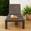 Chaise simple avec dossier réglable