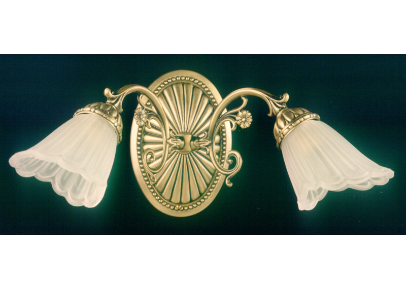 Cram Armed Sconce, French Gold