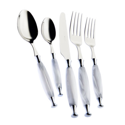 Country 5 - Piece Stainless Steel Flatware Set - Service for 1