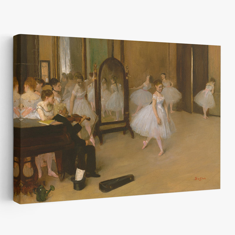The Dancing Class - musée, danse figurative, réalisme post-impressionnisme, néoclassicisme, art, H 24 po x l 36 po