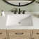DeerValley 24" x 17" Rectangular Ceramic Undermount Bathroom Sink with Overflow