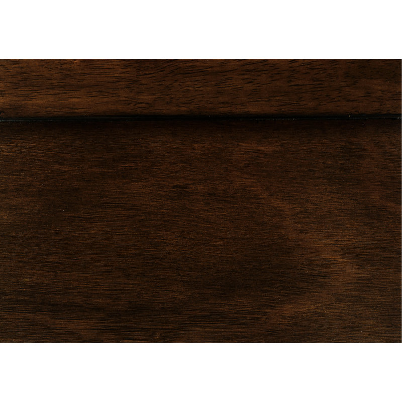 Lit simple traditionnel en cerisier brun, rehaussant le décor de votre chambre à coucher - Lit en cerisier, style classique