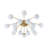 Carren 12 - Light Sputnik Glass Semi Flush Mount-112729379-110593345