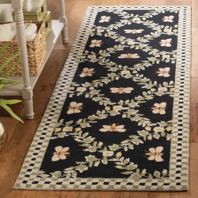 Tapis en laine crocheté à la main Obira
