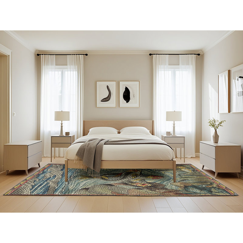 Overholt Indoor Rug, Rectangle 5' x 8'