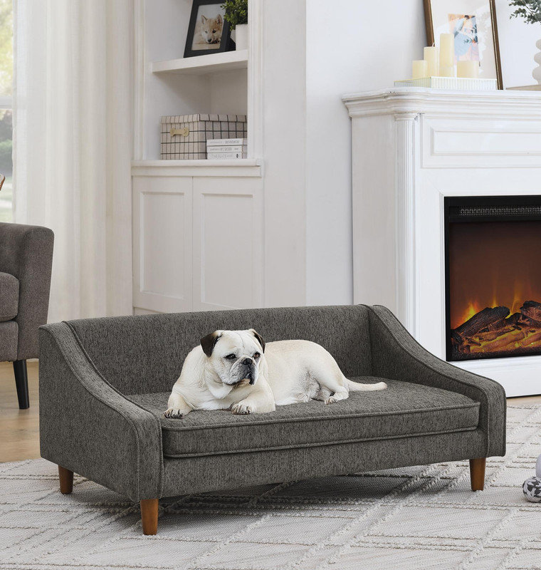 Dog Couch For Large Dogs 39'' Memory Foam Dog Sofa Bed With