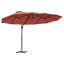 Umbrella Polyester and Aluminium Outdoor Parasol Garden Shade Terrace-831547691