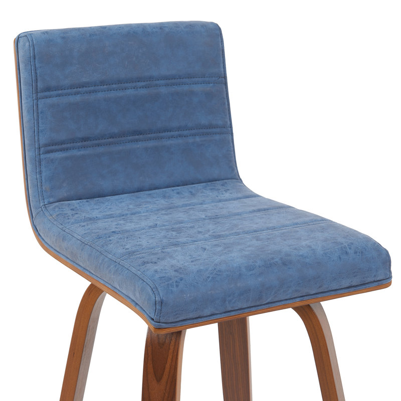 Tabouret de bar et de comptoir Biance, Tabouret de bar (siège d'une hauteur de 30 po), Noyer