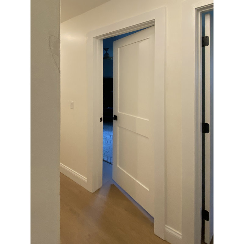 Porte double Gauss, Noir mat, Oui, 28 po x 80 po