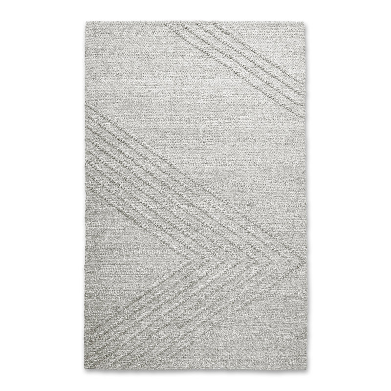 Avro Wool Area Rug in Lilac, Rectangle 5' x 8'