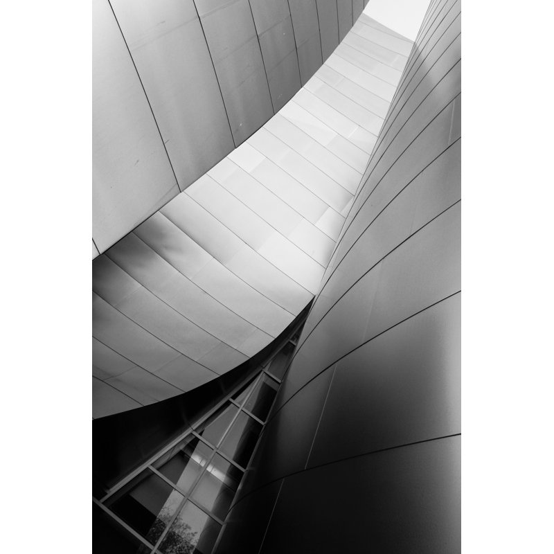Ode to Gehry 6 by DAG, Inc - Photograph Print, 122cm H x 81cm W, Black Floater Framed