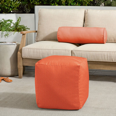 Repose-pieds d'extérieur rembourré avec coussin Sunbrella®