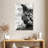 Brampt Cat Face Black And White-108423291