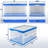 Mount-It! Collapsible Crate For Storage, Folding Plastic Container With Attached Lid, 23X15X13 Inches, 65L Liter Capacity 