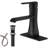 Single-Hole Single-handle Bathroom Faucet with Drain Assembly-64601001