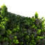 Feuillage mauve vert protégé contre les rayons UV pour la décoration extérieure. Panneaux de 20 po x 20 po (ensemble de 4)