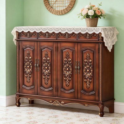 Banc de rangement en bois manufacturé brun