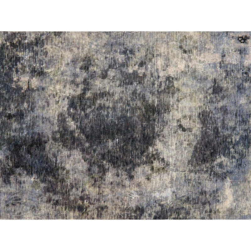 Tapis blanc / noir / gris à motif abstrait en coton / laine 8 pi 4 po x 10 pi 3 po Abstract