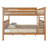 Bolles Solid Wood Bunk Bed with Built-In Ladder-1252999125-1266829339