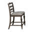 Chaise d’appoint en échelle de fond grise Crisdean