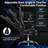 Gaming Chair with Massage Lumbar Support Ergonomic Video Game Chair for Adults, Adjustable Headrest & Footrest, 90-135° Recline, 360° Swivel, Grey-1977930649