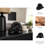 Modern Resin Knot Decorative Sculpture for Home Decor - Geometric Object Accent for Living Room Styling Decoration or Tabletop Display - Black-2015782816-2015782819