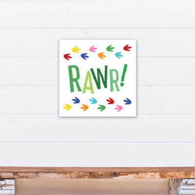 Art sur toile dino tracks Lynde