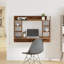 Wall-Mounted Desk 105X48x75 Cm Engineered Wood-1691769287