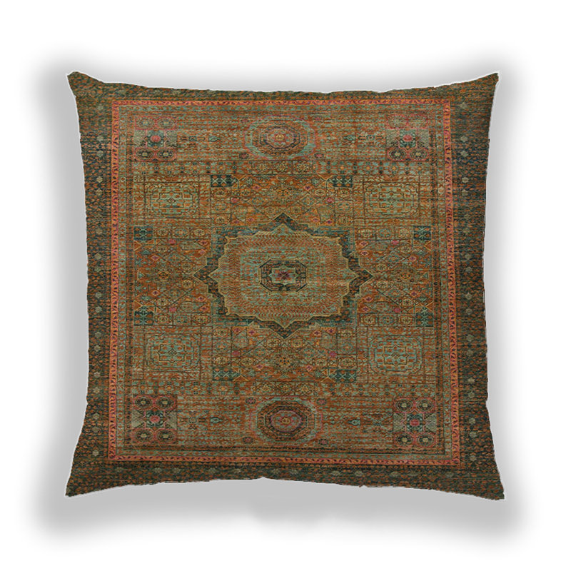 Coussin Abstract 1328, Microsuède