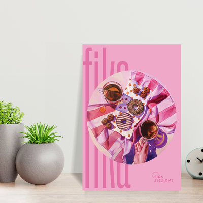 Art mural contemporain Sweet Fika Treats