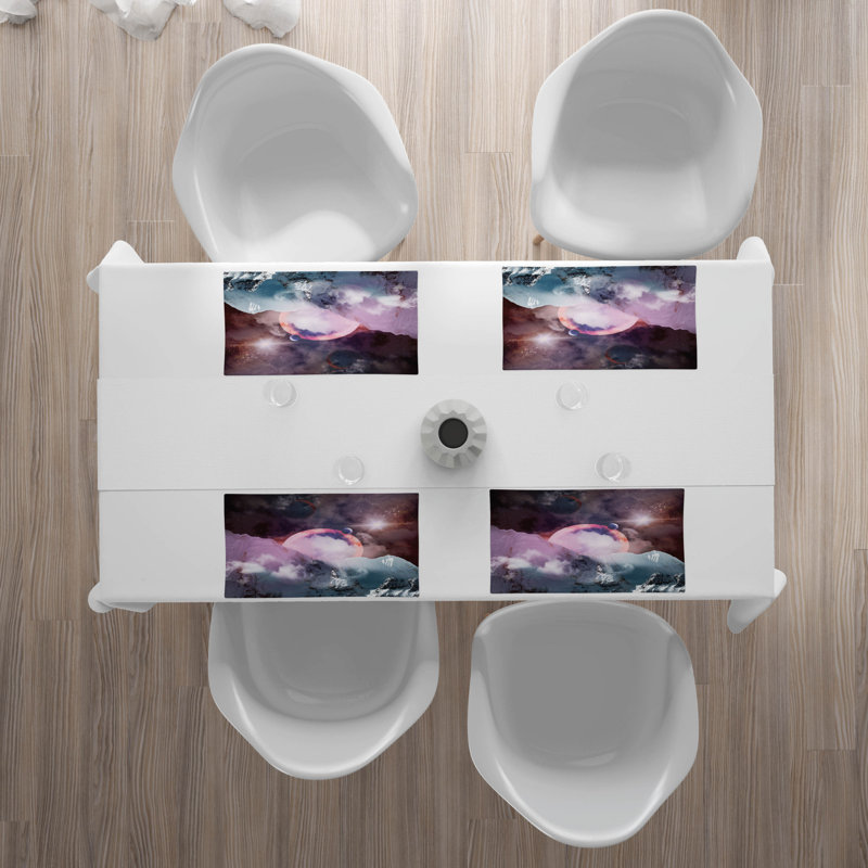 Polyester Abstract Rectangle Placemat