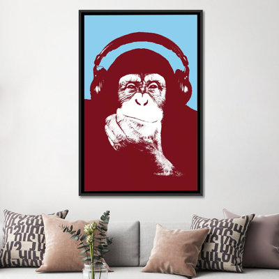 " New Monkey Head V " Graphic Art