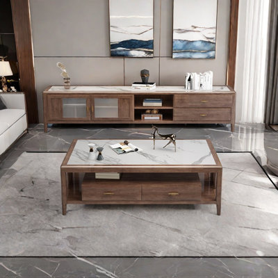American style TV stand and coffee table