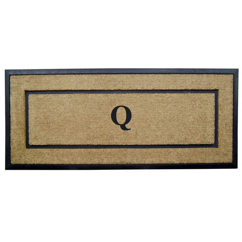 Tapis de porte antidérapant pour l'extérieur, L 24 po x L 57 po, Q