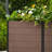 19-48" Wood Look Elevated Garden Bed, Composite Planter Box for Vegetables & Herbs, Patio-583081581