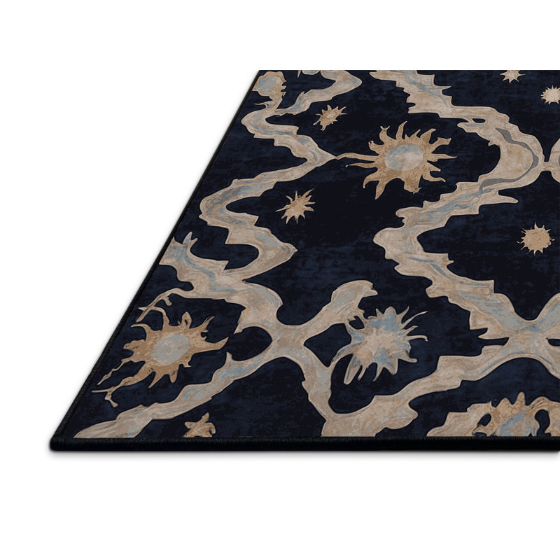 Tapis gris soyeux et moelleux, Carré 3 pi