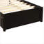 Base de lit simple avec lit gigogne en bois-2094116426