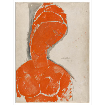 Rune "Female Bust in Red" Print