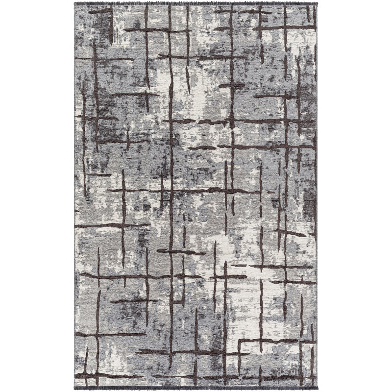 Aastha Abstract Indoor Rug, Rectangle 9'10" x 13'