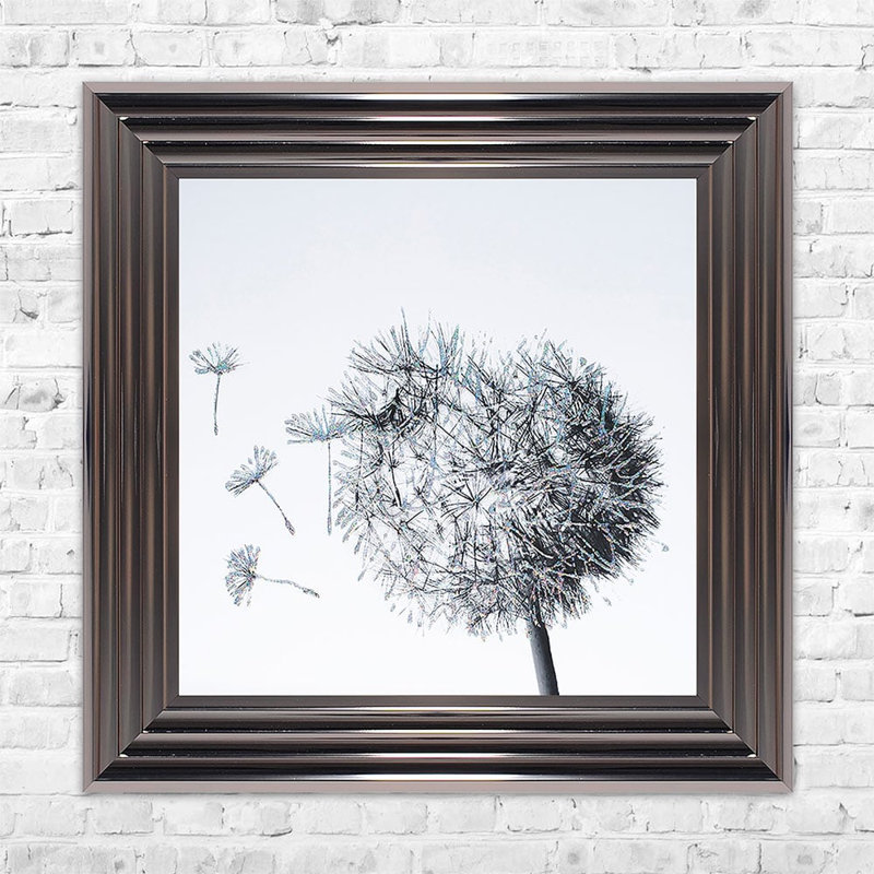 Single Picture Frame Print, 75cm H x 75cm W x 5cm D, Silver Framed