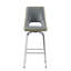 Bacarri Swivel Upholstered Counter Stool with Metal Frame-397251116