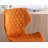 Tierone Upholstered Swivel Adjustable Height Counter Stool with Metal Frame, Modern Velvet Counter Stool-604090754-604090780