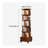 Rotating Bookshelf, 360 Display Corner Bookshelf for Small Space, 6 Tier Bookcase Storage Rack with Wheels, Wood Narrow Organizer for Bedroom, Living Room, Study Room, Walnut Brown,Shelves,Bookcase