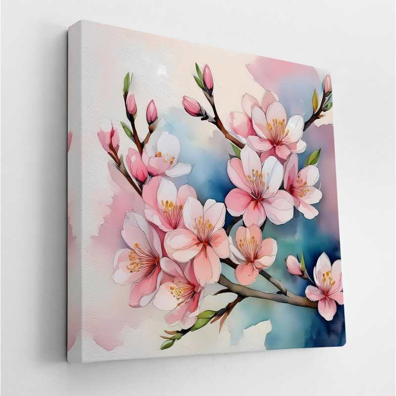 Almond Blossoms, 42" H x 42" W